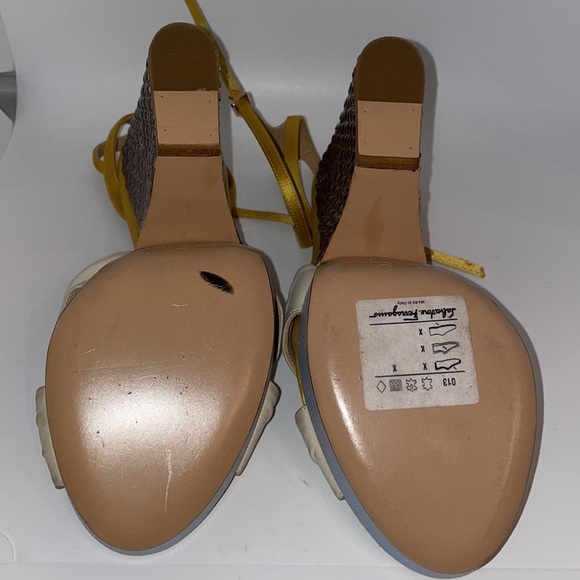 Salvatore Ferragamo wedge sandals size - 10 - Picture 4 of 12